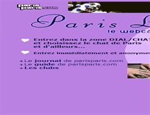 Tablet Screenshot of parisvideochat.com